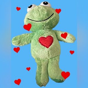 Galerie Stuff animal Frog with Heart in the middle